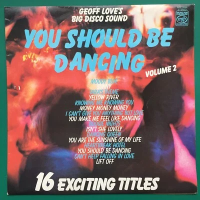 Geoff Love Big Disco Sound YOU SHOULD BE DANCING #2 Funk Soul LP ABBA • Bee Gees - Image 1 of 4