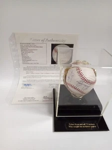 Nolan Ryan No Hitter Battery Mates mehrfach signierter Rawlings Baseball + 7 JSA BB # - Bild 1 von 8