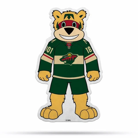 Minnesota Wild 18"x18" Mascot Felt Pennant [NEW] NHL Sign Banner Wall Cave Cover