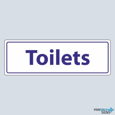 LASTING IMPRESSIONS (SIGNS) LIMITED Insegna porta servizi igienici