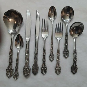 Cuchillos de carne comunitarios CHANDELIER Oneida cucharas tenedor de hielo crema para cena +++ ELECCIÓN - Imagen 1 de 10
