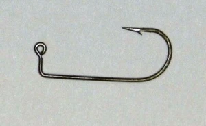 100 Eagle Claw 570 BRONZE 90 DEGREE JIG HOOKS You Pick From 11 Sizes #12 - 4/0 - Picture 1 of 1