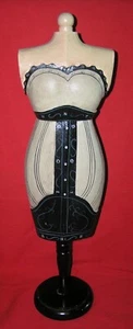 MANNEQUIN MINI DISPLAY 24” WITH DRESS STAND BASE TABLE DECOR SCULPTURE FIGURINE - Picture 1 of 2