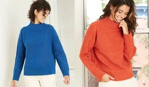 Women's Mock Turtleneck Pullover Sweater - Universal Thread - Various Sizes -146 - Picture 1 of 7