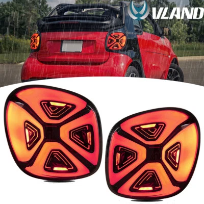 VLAND Full LED Tail Lights For 2016 17-19 Mercedez Benz Smart 453 Fortwo/Forfour - Image 1 of 4