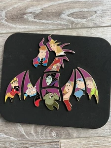 Disney Pins 2024 DLR Maleficent Sleeping Beauty 65th Anniversary Complete Set LR - Picture 1 of 3