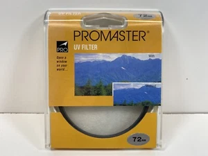 Sealed Promaster (4745) Circular UV 72mm Clear Lens Filter Camera Accessory - Picture 1 of 2