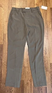 A New Day Women's Size 10 High Rise Straight Chino Dress Pants Green - Picture 1 of 8