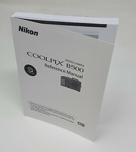 Nikon Coolpix B500 Instruction Reference Manual B500 Book NEW