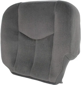 Driver Side Bottom Cloth Seat Cover for 2003-07 GMC Sierra 1500 2500 Slight Grey - Picture 1 of 10