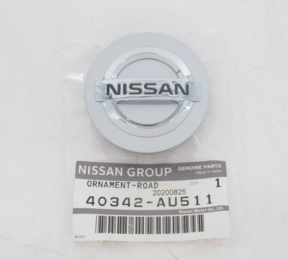 Cubierta de tapa central de rueda genuina Nissan 40342-AU511 Máxima Murano Rogue Sentra etc. Foto 1 de 3