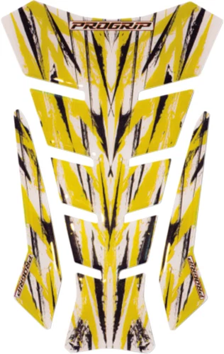 PRO GRIP MOTORCYCLE 5008 YELLOW GRAPHICS PROTECTIVE TANK PAD - 5008 - Image 1 of 1