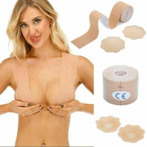 Cinta de levantamiento de senos de grado de práctica de senos y sujetadores push-up cuerpo invisible 2 un. - Imagen 1 de 12