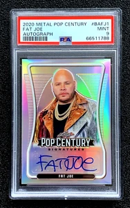 /33 PSA 9 MINT 2020 FAT JOE METAL POP CENTURY AUTOGRAPH AUTO G2395E11122GG - Picture 1 of 4