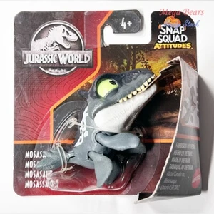 Mattel Jurassic World Snap Squad Mosasaurus Gray Dinosaur Figure *New Unused* - Picture 1 of 1