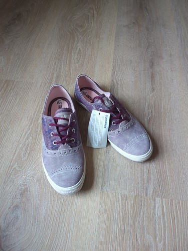 Converse All Star Ox Fig 537095C Donna Taglia 8 5 Tela Scamosciato Lavanda