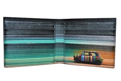Cartera Billetera Paul Smith Mainline Rayas Mini Borrosa Para Hombre Nueva Foto 1 de 4