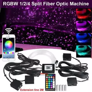 300-1200 Auto RGBW LED Sternenhimmel Starry Lichtfaser Glasfaser Optik - Bild 1 von 24