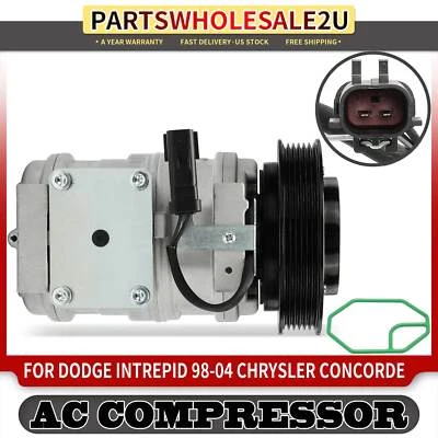 Nuevo compresor de aire acondicionado con embrague para Dodge Intrepid Chrysler Concorde 1998-2004 2,7 L Foto 1 de 4