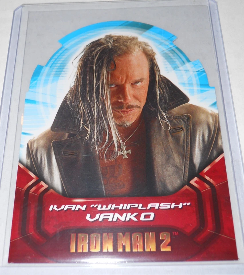 Iron Man 2 Character Die-Cut Trading Card #AH-5 Mickey Rourke as Whiplash  - Image 1 of 1