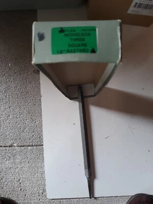 Nicholson 16147n  10" Three Square Bastard Cut file - Image 1 of 2