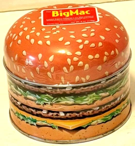 Neu versiegelt McDonald's limitierte Auflage Big Mac Sammlerdose 1996 enthält Süßigkeiten - Bild 1 von 8