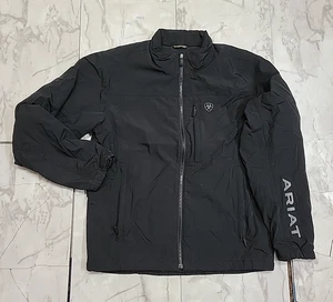 Chaqueta Ariat Pioneer elástica suave para hombre mediana negra carbón deletreada - Imagen 1 de 13