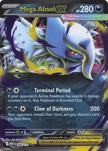 Mega Absol ex - Doble Raro Holo ME01: Mega Evolution 086/132 casi nuevo - Imagen 1 de 2