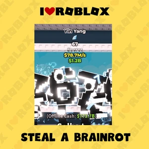 Steal a Brainrot YIN YANG 67 Water Trait 78.7m/s | FAST DELIVERY | NEW - Picture 1 of 1