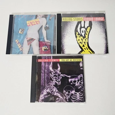 Rolling Stones CD Lot Undercover, Voodoo Lounge And You Got Me Rocking Single Foto 1 de 4