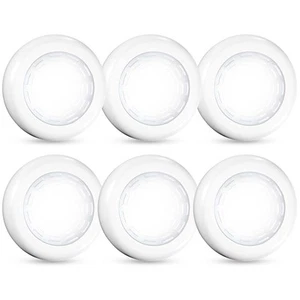 Tap Light 6 Pack Portable LED Puck Touch Night Lights - Battery Operated Unde... - Picture 1 of 9