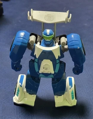 Transformers Playschool Heroes BLURR racecar. - Image 1 of 4