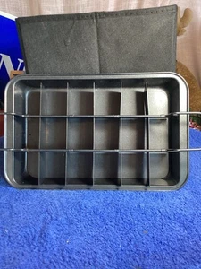 Chicago Metallic Professional Non-Stick Brownie Tin With Divider’s And Lose Base - Picture 1 of 6