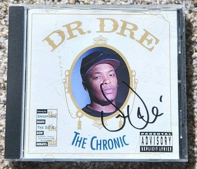 Dr. Dre The Chronic CD Signed Rap Hip Hop Nuthin' But A G Thang Autographed - Image 1 of 4