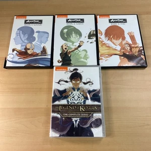 AVATAR THE LAST AIRBENDER & THE LEGEND OF KORRA Complete Series DVD Anime Manga - Imagen 1 de 6