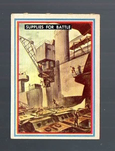 1953 Fighting Marines Card # 38 - TOPPS - Supplies For Battle - Picture 1 of 2