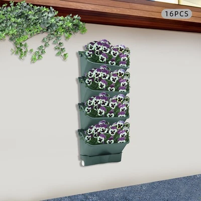 Hanging Vertical Wall Planter Wall Mounted Plant Bag Vertical Garden Planter - Image 1 of 4