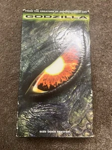 1996 Vintage Godzilla VHS Tape Movie - Picture 1 of 3