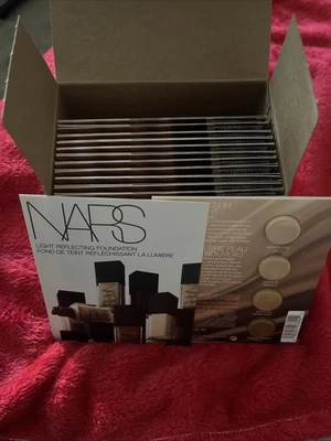 🔥25 Per Box NARS LIGHT REFLECTING FOUNDATION 4-Shades Single Use Sampler Cards - Image 1 of 4