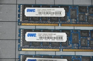 OWC 64GB 4x16GB 1866MHz DDR3 Memory 6,1 Apple MAC Pro PC3-14900R OWC1866D3MPE16G - Picture 1 of 3