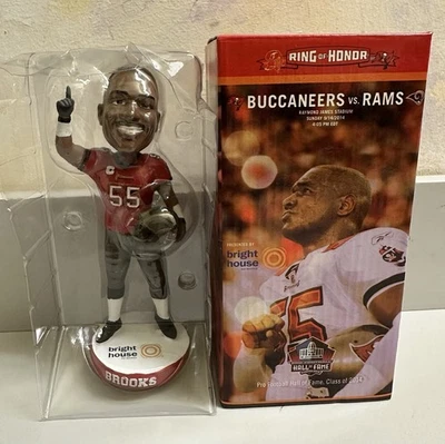 Derrick Brooks Tampa Bay Buccaneers Anillo de Honor Bobblehead NFL 14/09/2014 Foto 1 de 4