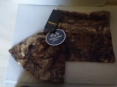 CABELAS FLEECE BEANIE/GAITER COMBO. REALTREE XTRA - Image 1 of 4