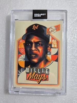 Topps Project 2020 #365 Willie Mays - Matt Taylor PR 1600 - Image 1 of 2