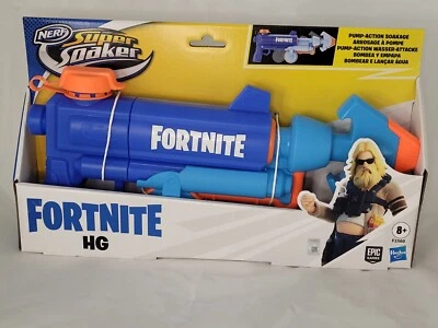 Nerf Super Soaker Fortnite HG Wasserblaster, Spritzpistole für Kinder, Badespaß