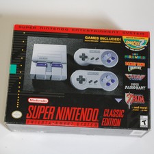 Nintendo Super NES Mini Classic Very good condition Box Cables Controllers 