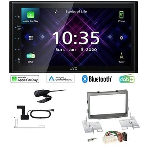 JVC Autoradio Apple CarPlay DAB+ für Ssangyong Rodius II ab 2013 dunkelsilber - Bild 1 von 8