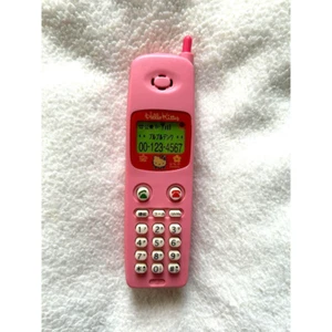 Hello Kitty Pink Retro Toy Mobile Phone Sanrio Design Rare Vintage Collectible - Picture 1 of 10
