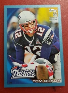 2010 Topps Tom Brady Blue SP #'d 105/349 - Picture 1 of 2