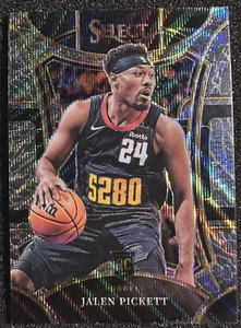 2023-24 Panini Select NBA Jalen Pickett RC #327 Elephant Prizm SSP Premier Level - Picture 1 of 2