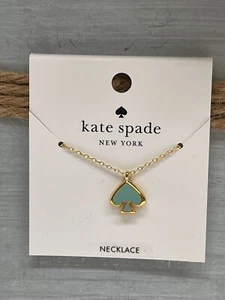 Kate Spade Everyday Spade Enamel Mini Pendant O0RU3073 NWT - Picture 1 of 3